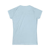 Casuals- Crazy Ranch Horse Lady 2- Women's Softstyle Tee