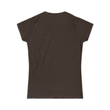 Casuals- Crazy Ranch Horse Lady 2- Women's Softstyle Tee