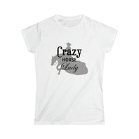 Casuals-Crazy Reiner Horse Lady Women's Softstyle Tee