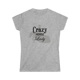 Casuals-Crazy Reiner Horse Lady Women's Softstyle Tee