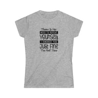 Casuals- No need to repeat yourself -Women's Softstyle Tee