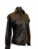VL56170 - Black Carbon Fiber Print Western Showgirl
