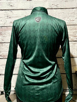 Dark Green Diamond print
