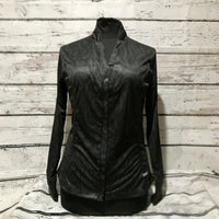 Black on black ladies Zip Up