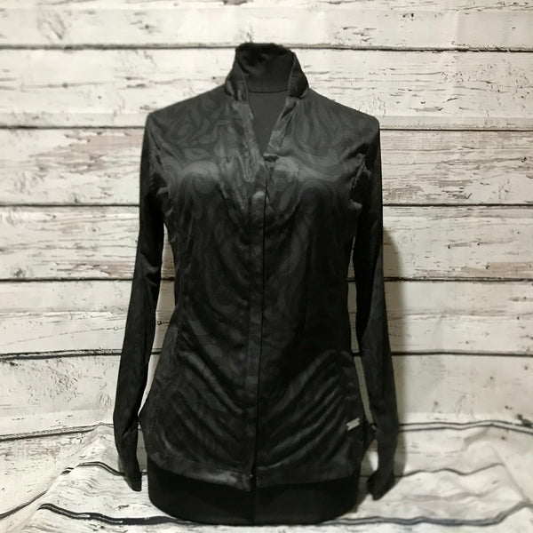 Black on black ladies Zip Up