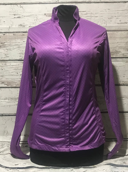VL82748ZT  Grape Juice Carbon Fiber Fitted Tunic