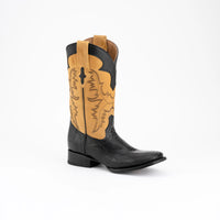 Nash Ostrich Leg Mens Boots
