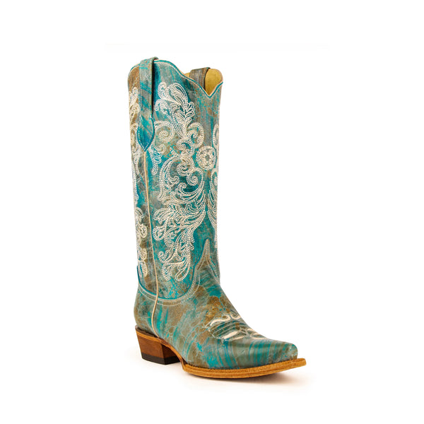 Ferrini Southern Charm Snipped Toe Ladies Boots